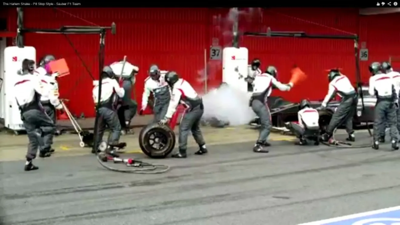 El Harlem Shake llega a la Fórmula 1 de la mano de Sauber