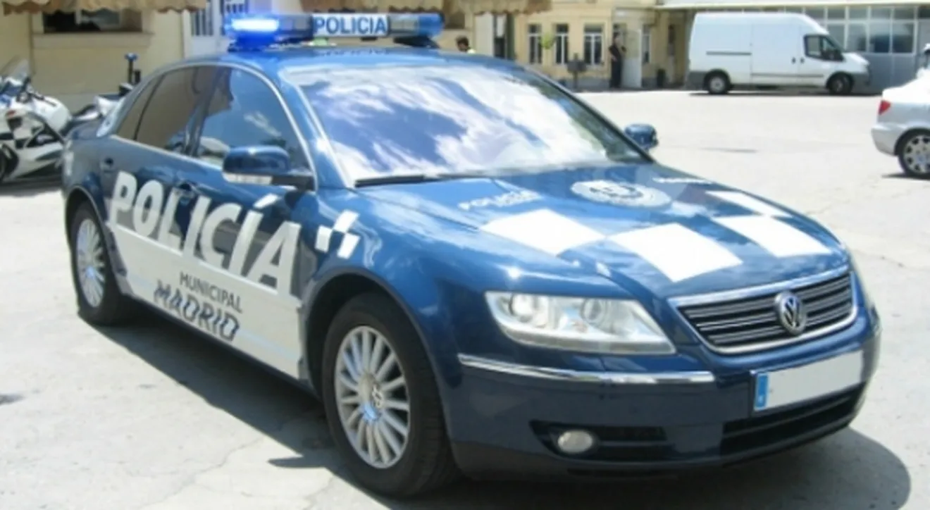 El Volkswagen Phaeton de Gallardón, reconvertido en coche patrulla en Madrid