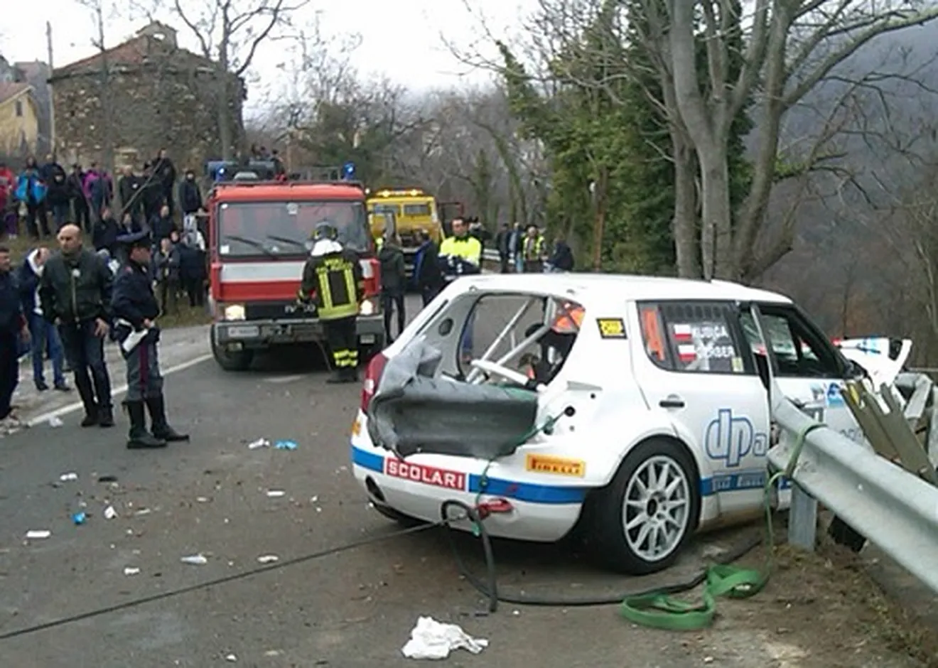 accidente rally kubica