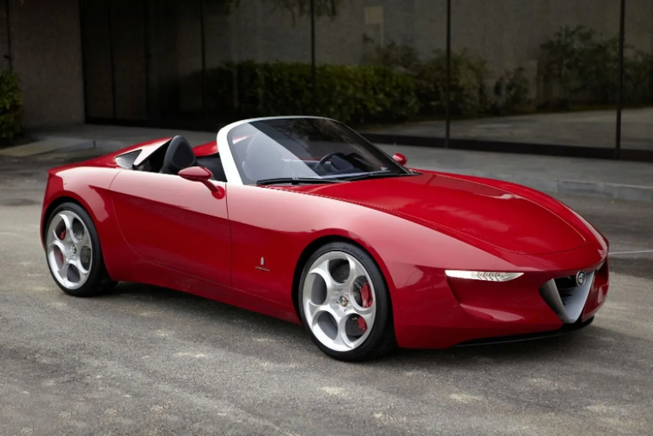 El nuevo Alfa Romeo Spider estará inspirado en el Alfa 4C y tendrá plataforma Mazda