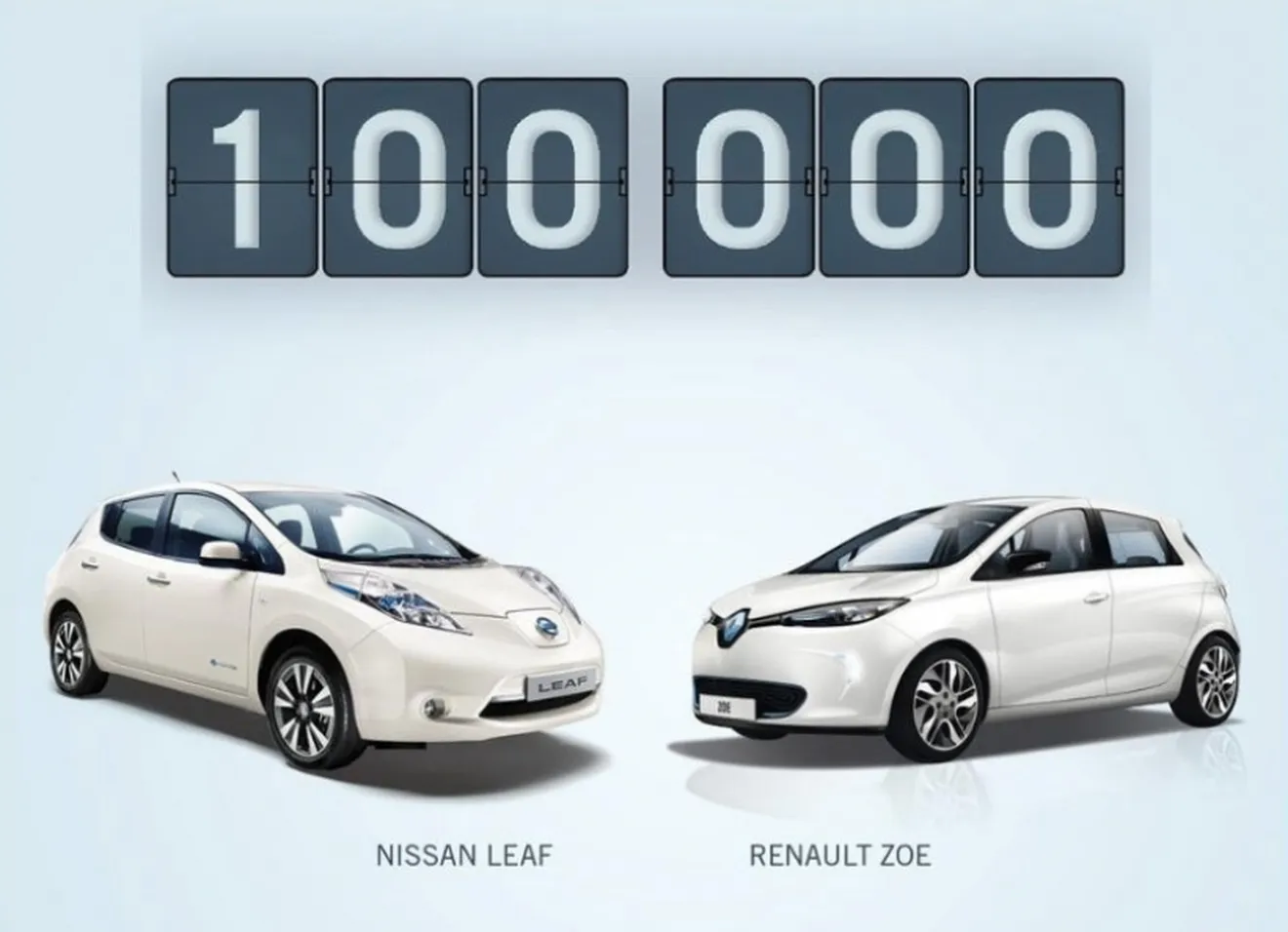 100.000 vehículos eléctricos fabricados por Renault-Nissan