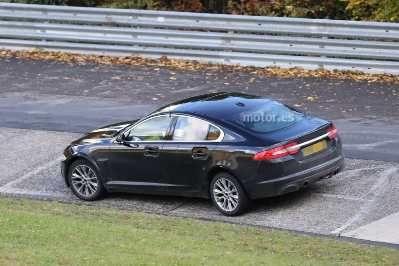 Jaguar XF 2015, fotos espía en Nürburgring