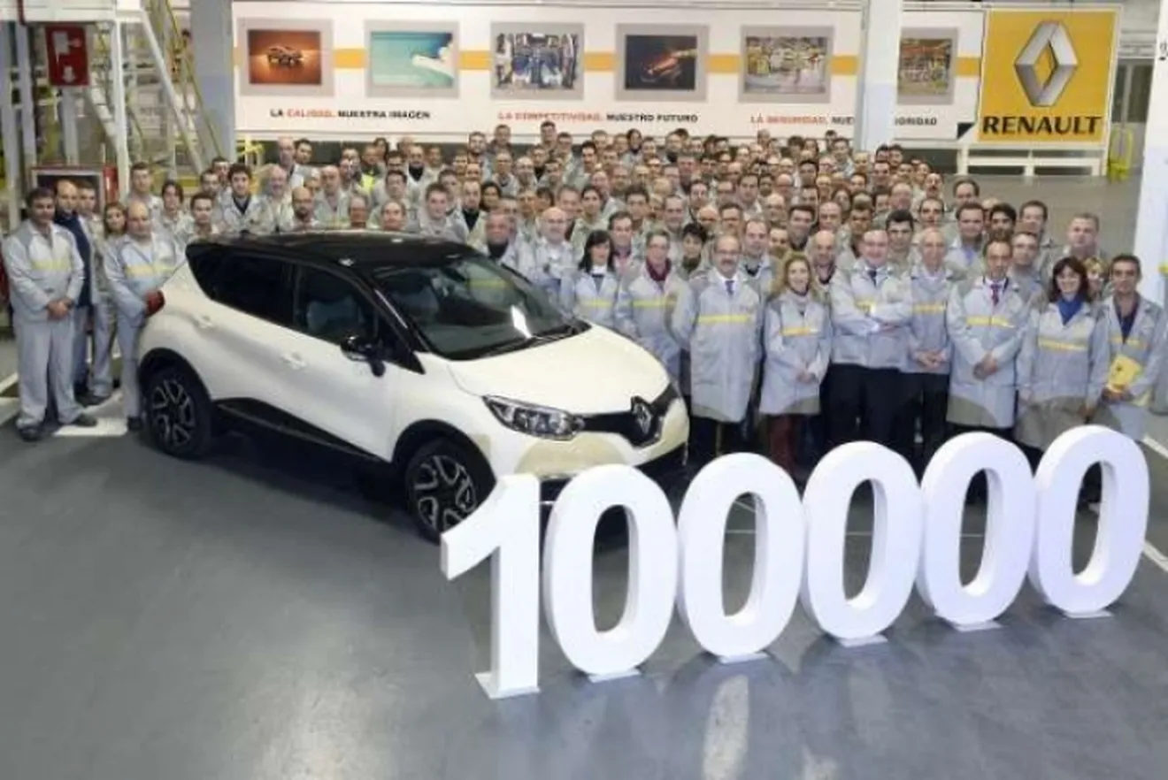 La planta de Valladolid fabrica el Renault Captur número 100.000