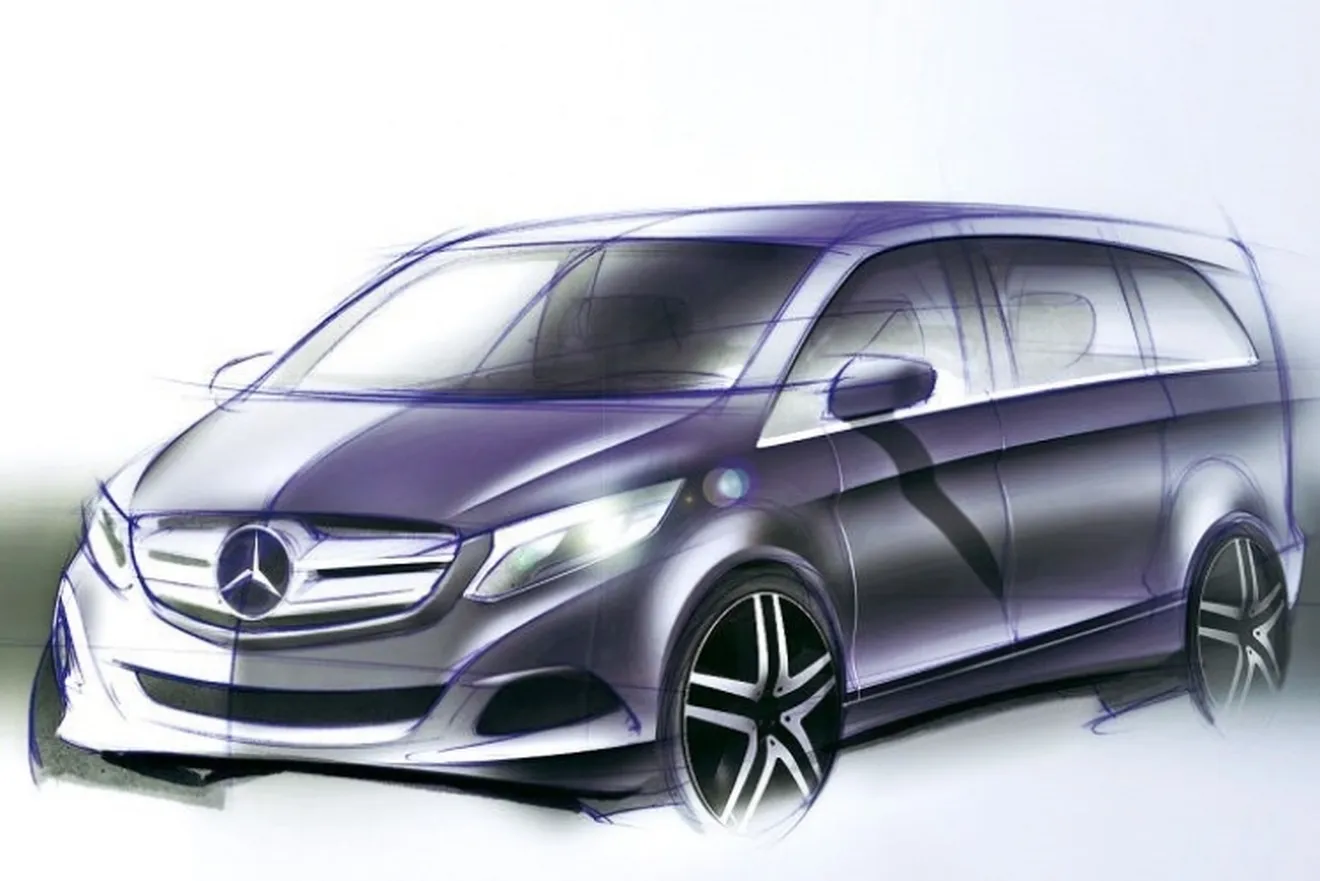 Mercedes presenta el primer boceto del Clase V