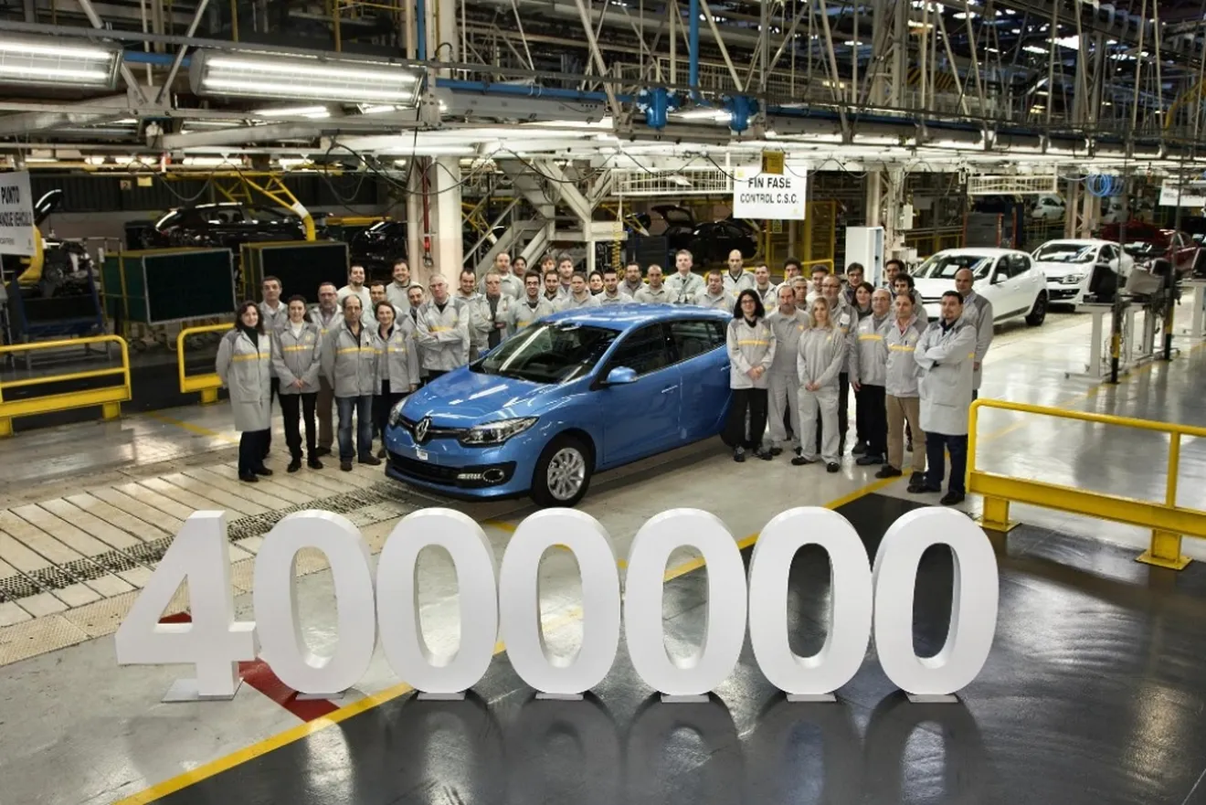 Cuatro millones de Renault Mégane fabricados en Palencia