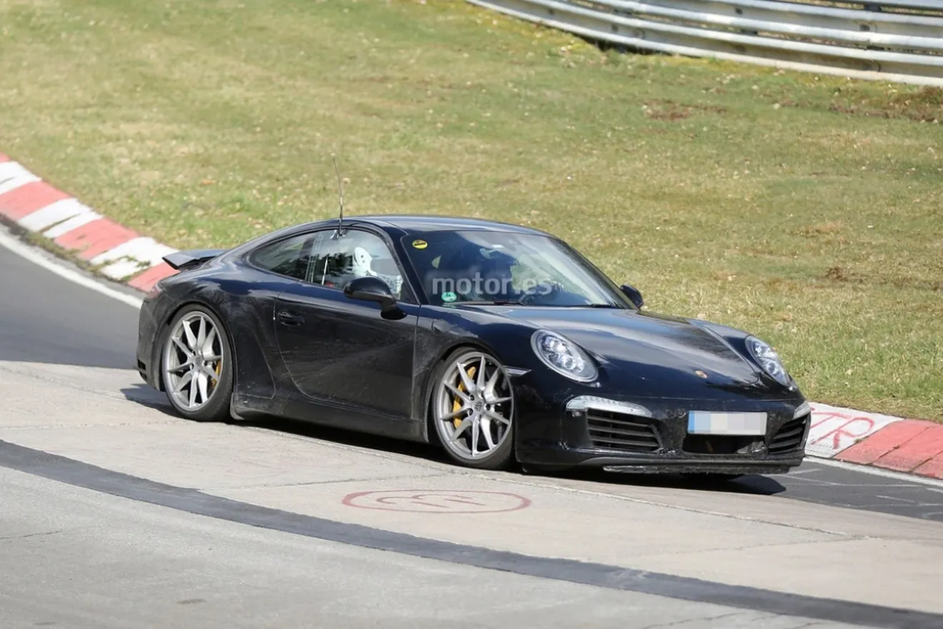 Porsche 911 2015, de pruebas en Nürburgring