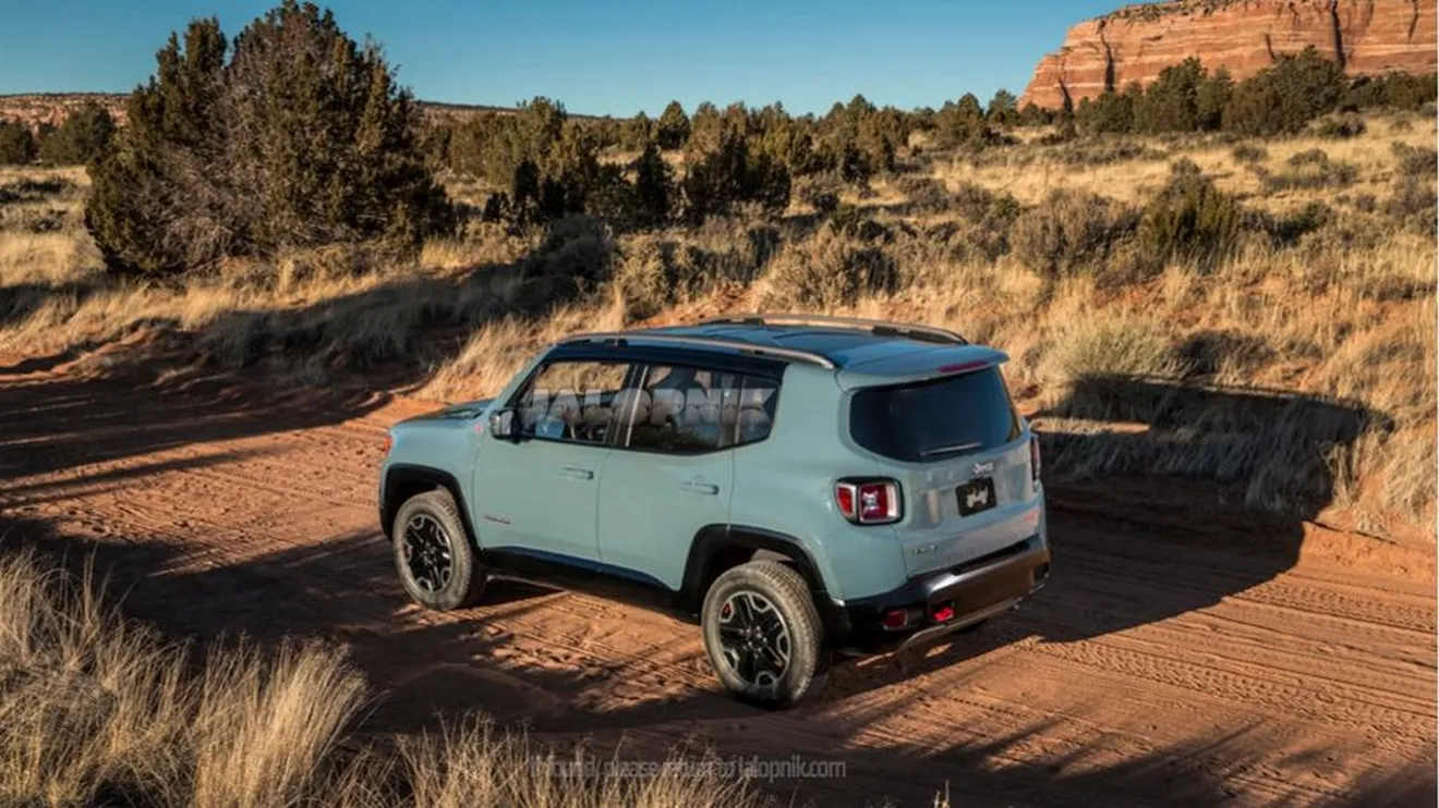 Jeep Renegade 2015, primera imagen oficial filtrada