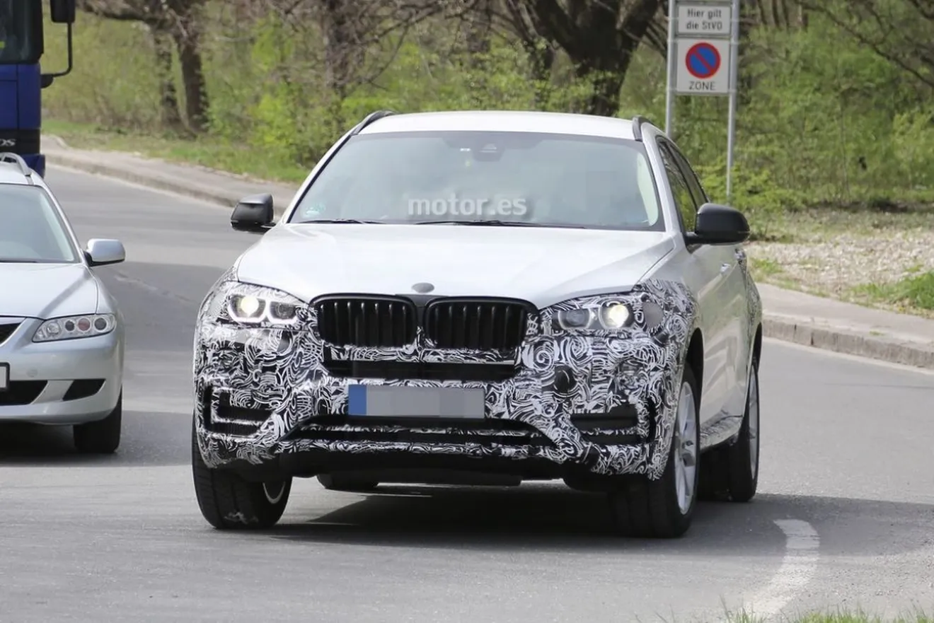 El BMW X6 2015 se desnuda poco a poco en nuevas fotos espía