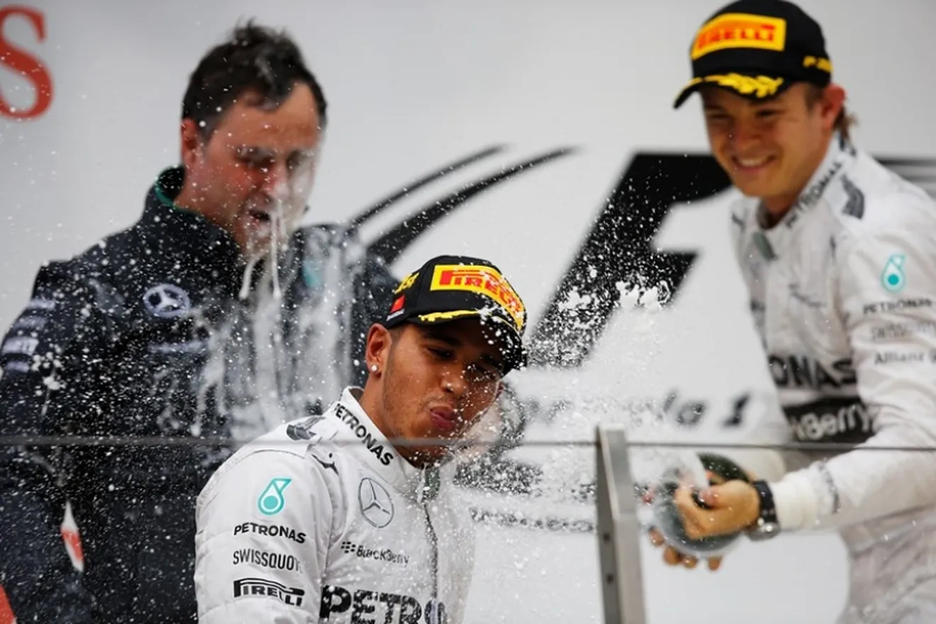 En Mercedes creen que la lucha Hamilton-Rosberg durará todo el año