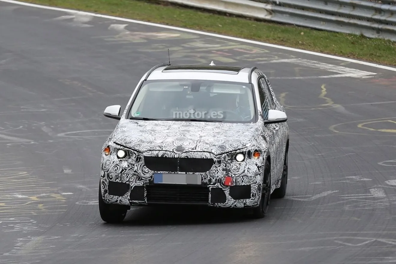 BMW X1 2015, de pruebas en Nürburgring