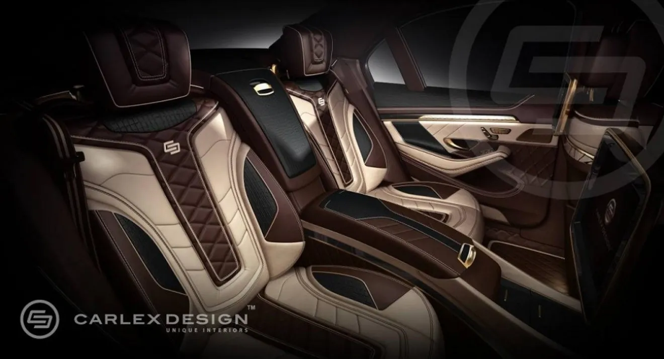 Oro de 24 quilates para el Mercedes-Benz Clase S de Carlex Design