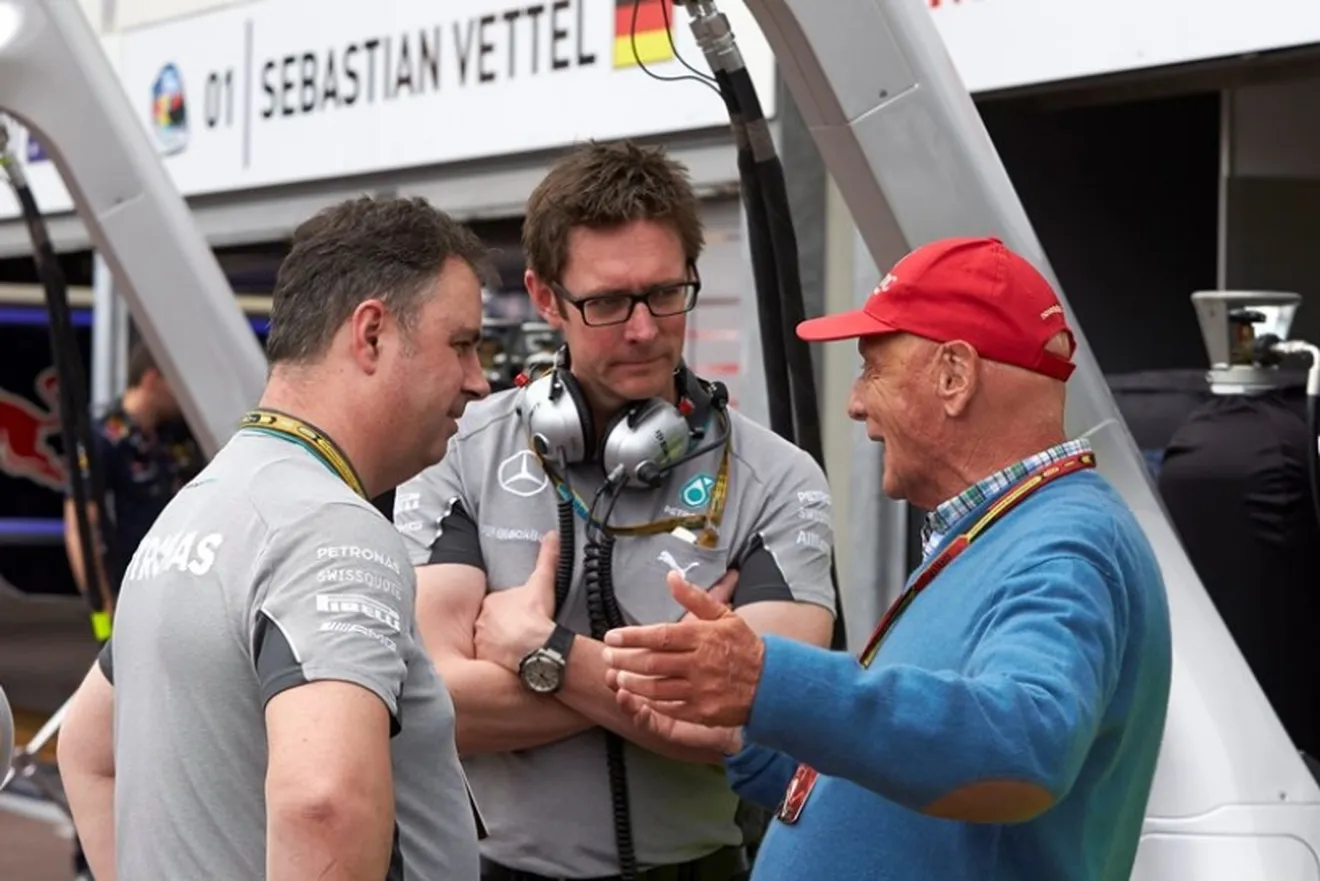 Lauda reconoce la dificultad de tener dos pilotos duros