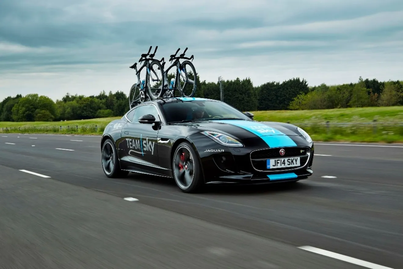 El Jaguar F-Type más ciclista, creado para el Team Sky