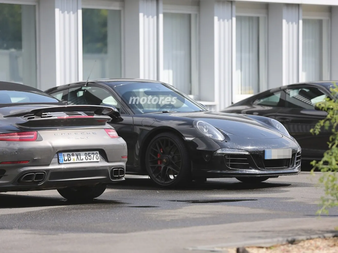 Porsche 911 2015, primeras imágenes del frontal al descubierto