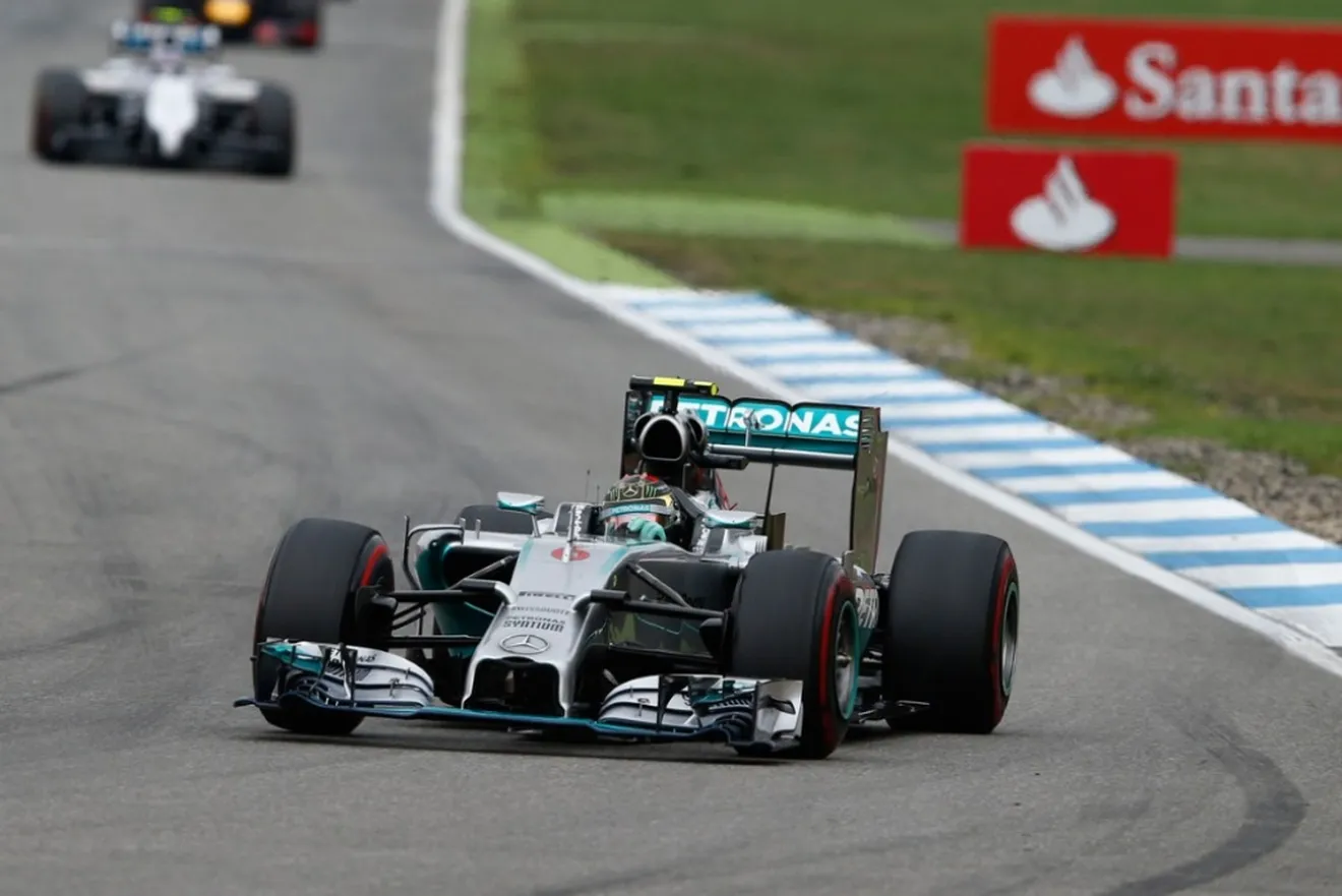 Rosberg domina los primeros libres en Spa