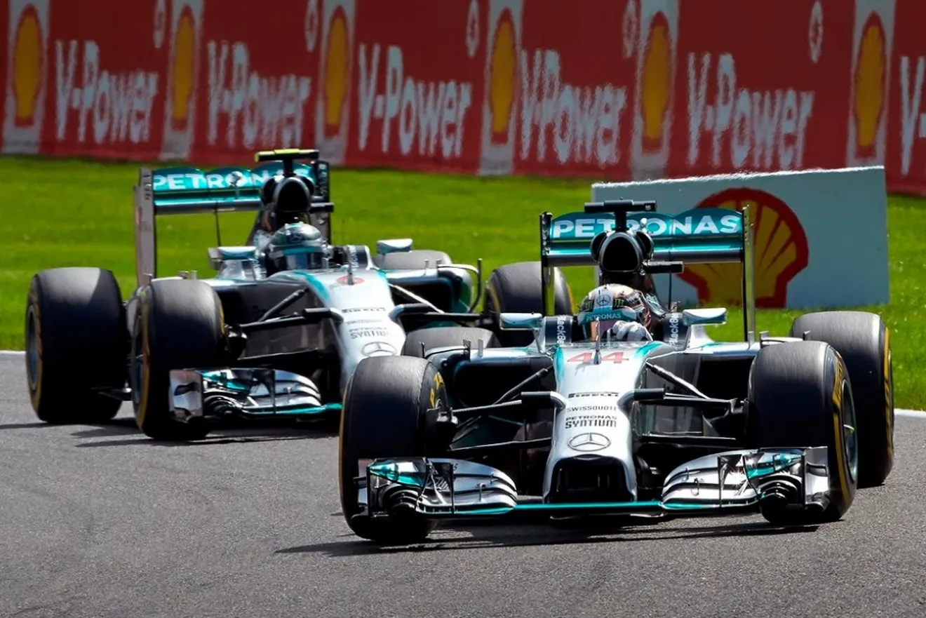 Spa reabre la guerra entre Hamilton y Rosberg en Mercedes