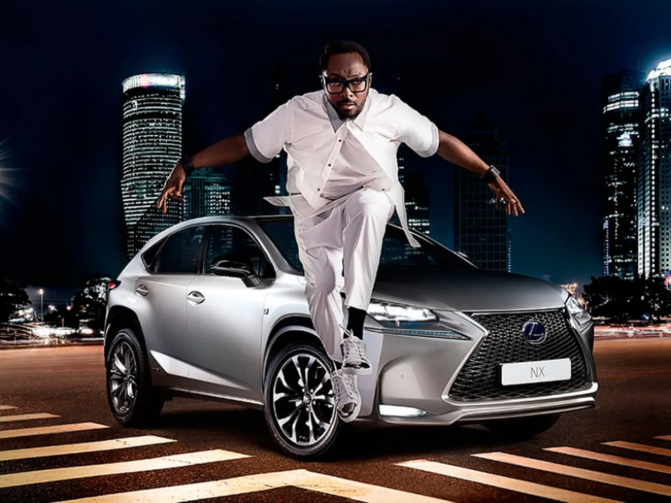 Will.I.Am será el protagonista de la campaña de lanzamiento del Lexus NX