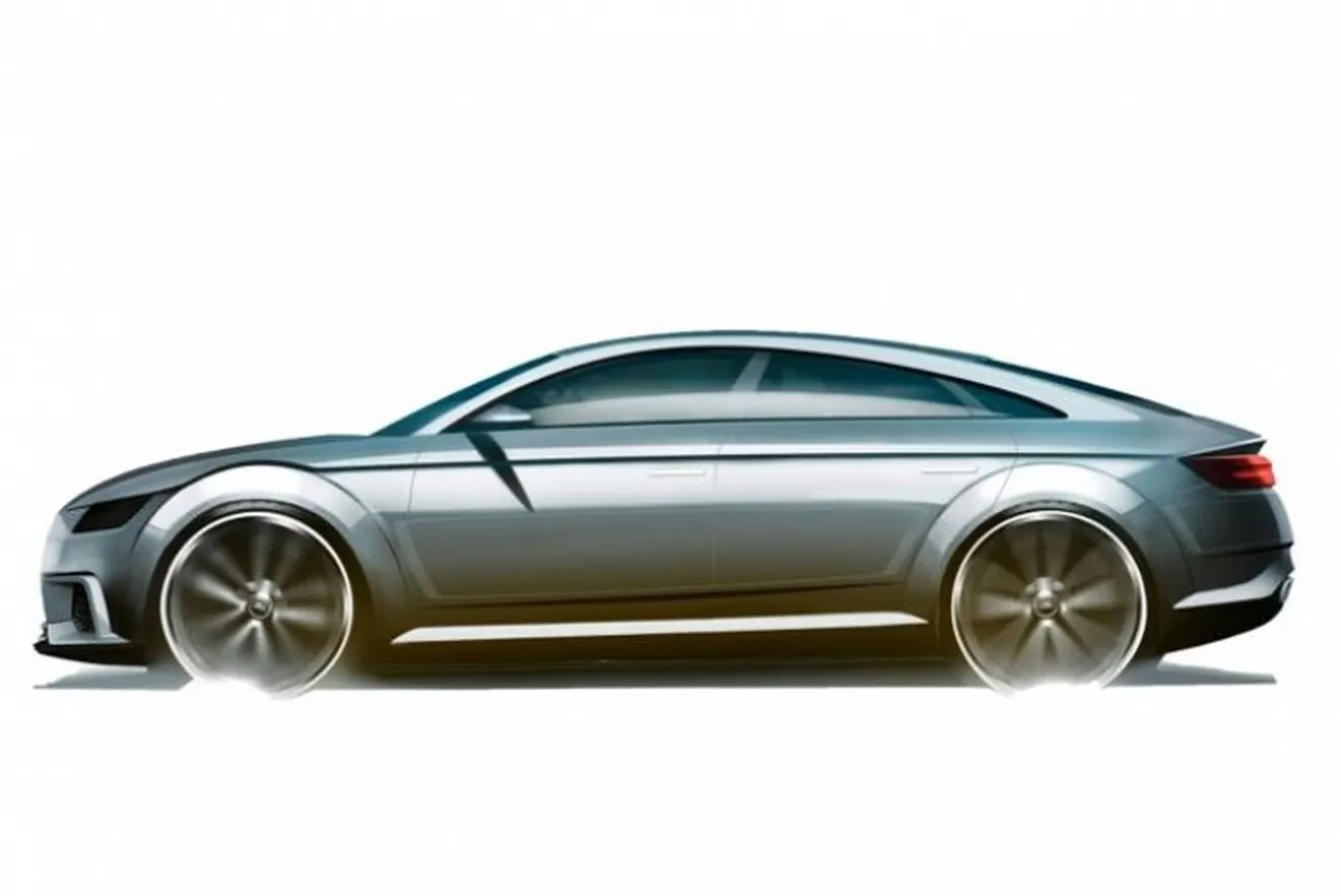 El Audi TT Sportback Concept en bocetos ¿Camino a París? 