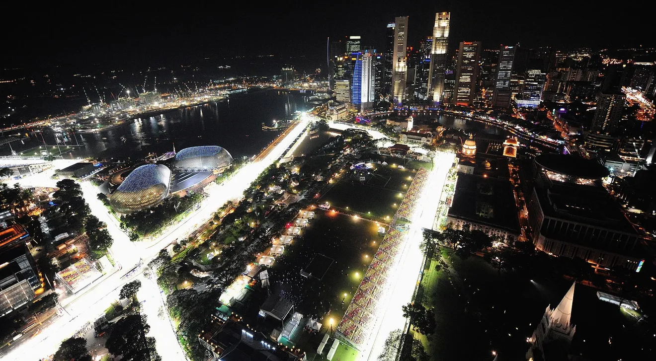 Agenda, horarios del GP de Singapur F1 2014 y datos del circuito