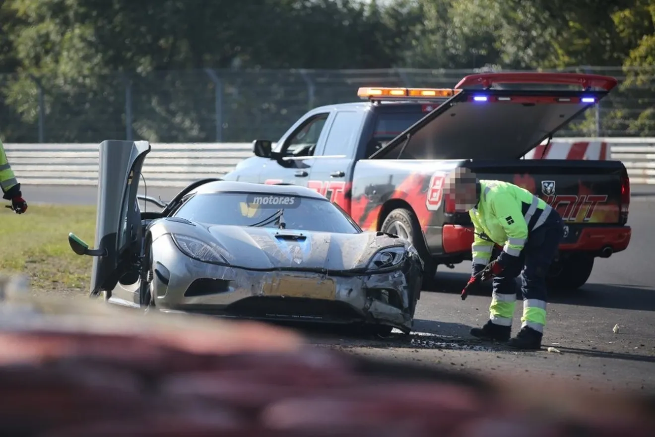 La unidad de pruebas del Koenigsegg Agera R sufre un accidente en Nürburgring