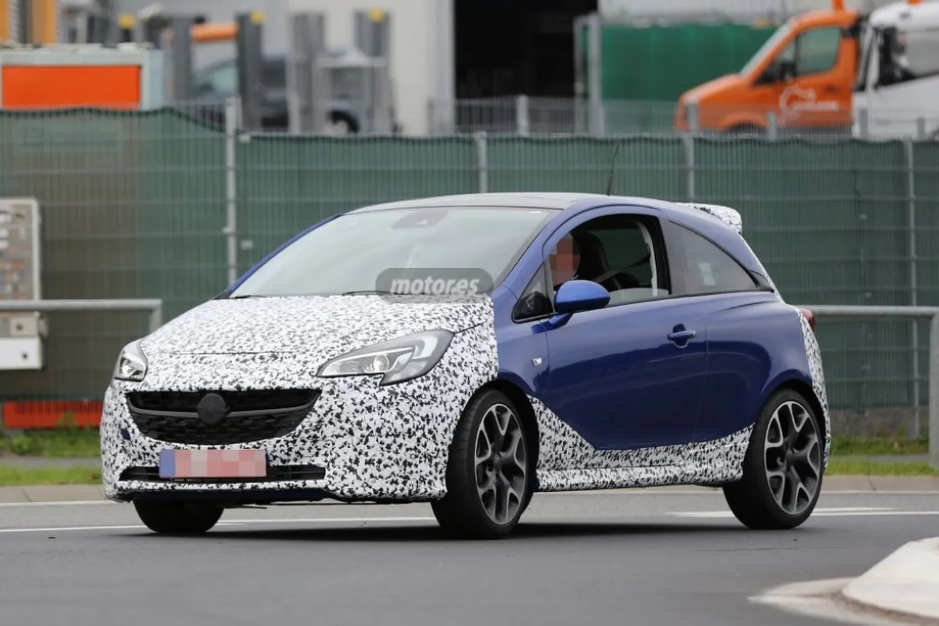 El Opel Corsa OPC 2015 está en fase de pruebas