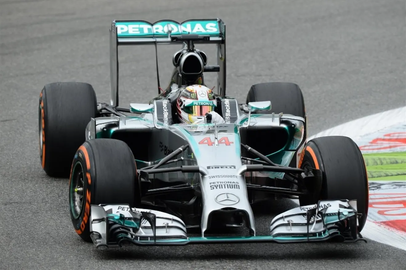 Hamilton se lleva sobrado los terceros libres en Monza