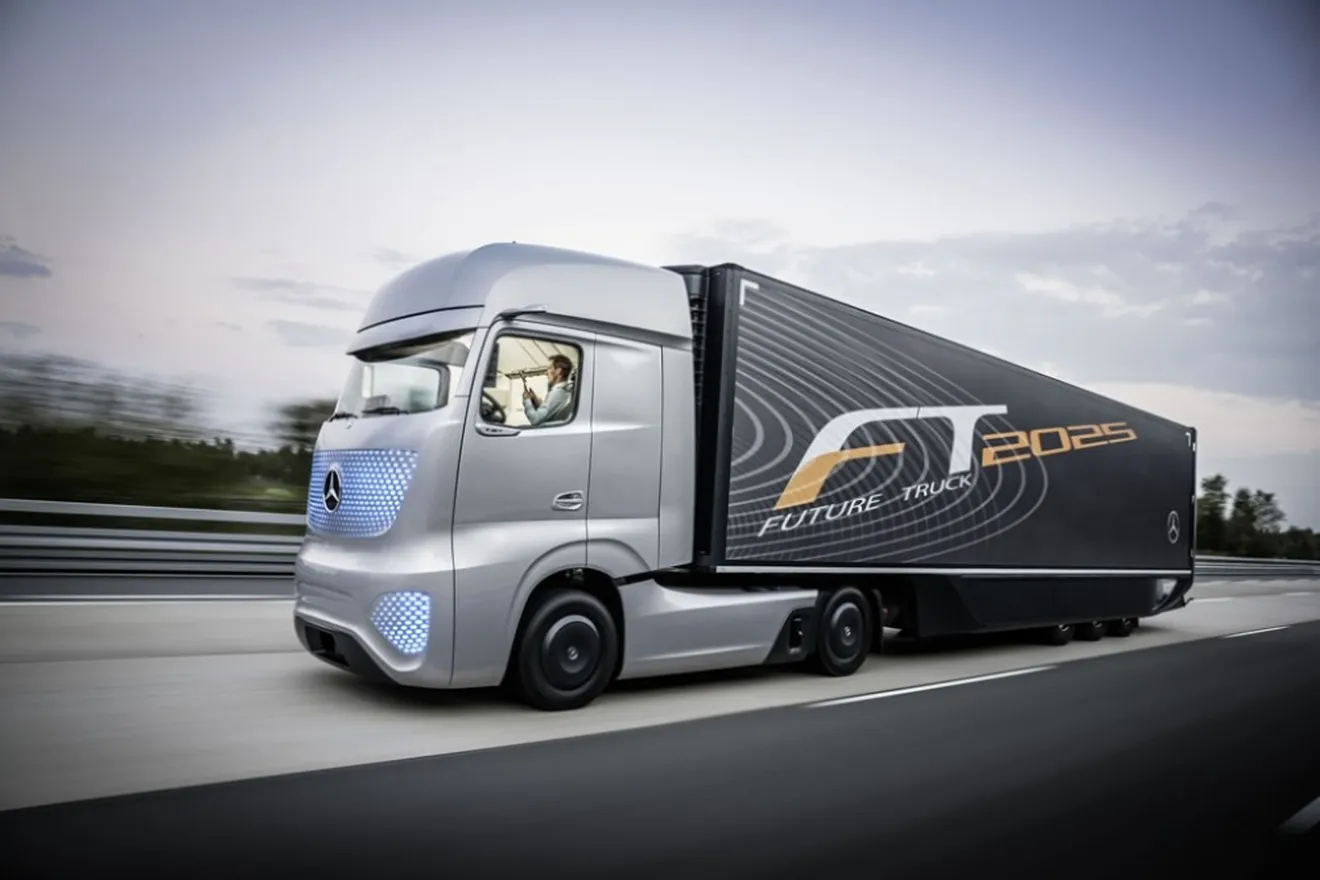 Conducción autónoma: el camión del futuro según Mercedes-Benz