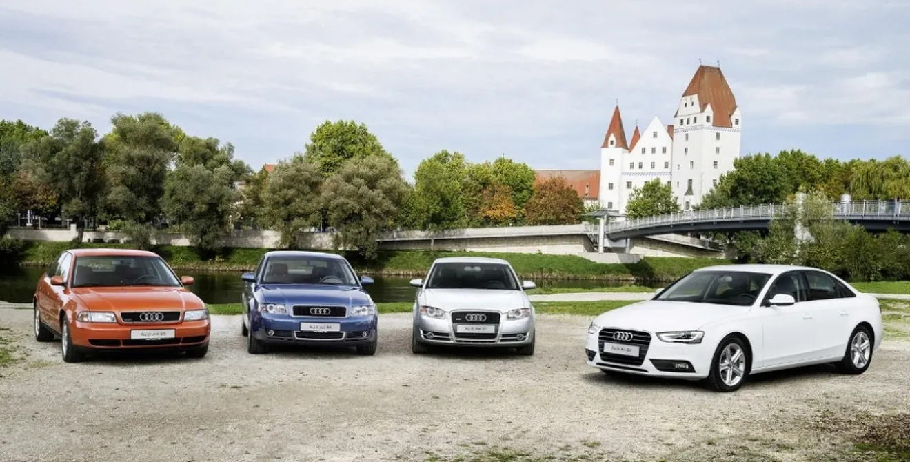 El Audi A4 cumple 20 años: su nueva generación llegará en 2015