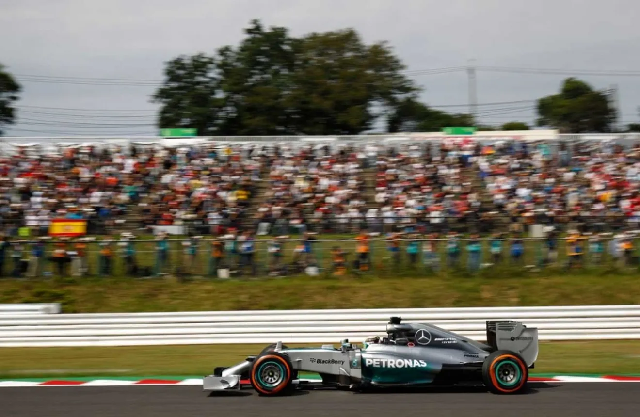 Hamilton y Rosberg se reparten los libres en Suzuka