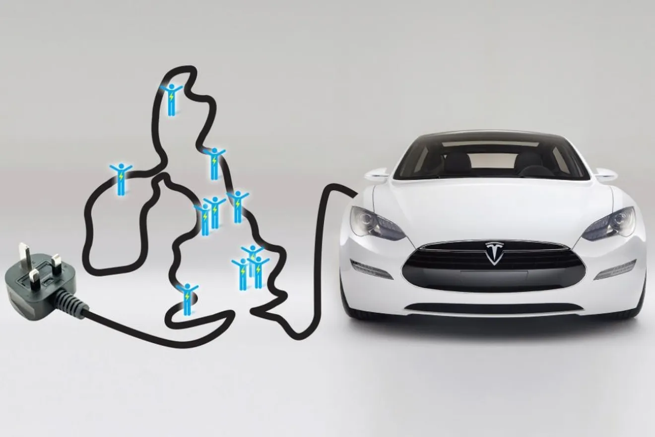 Propietarios de Tesla en el Reino Unido se unen para compartir cargadores