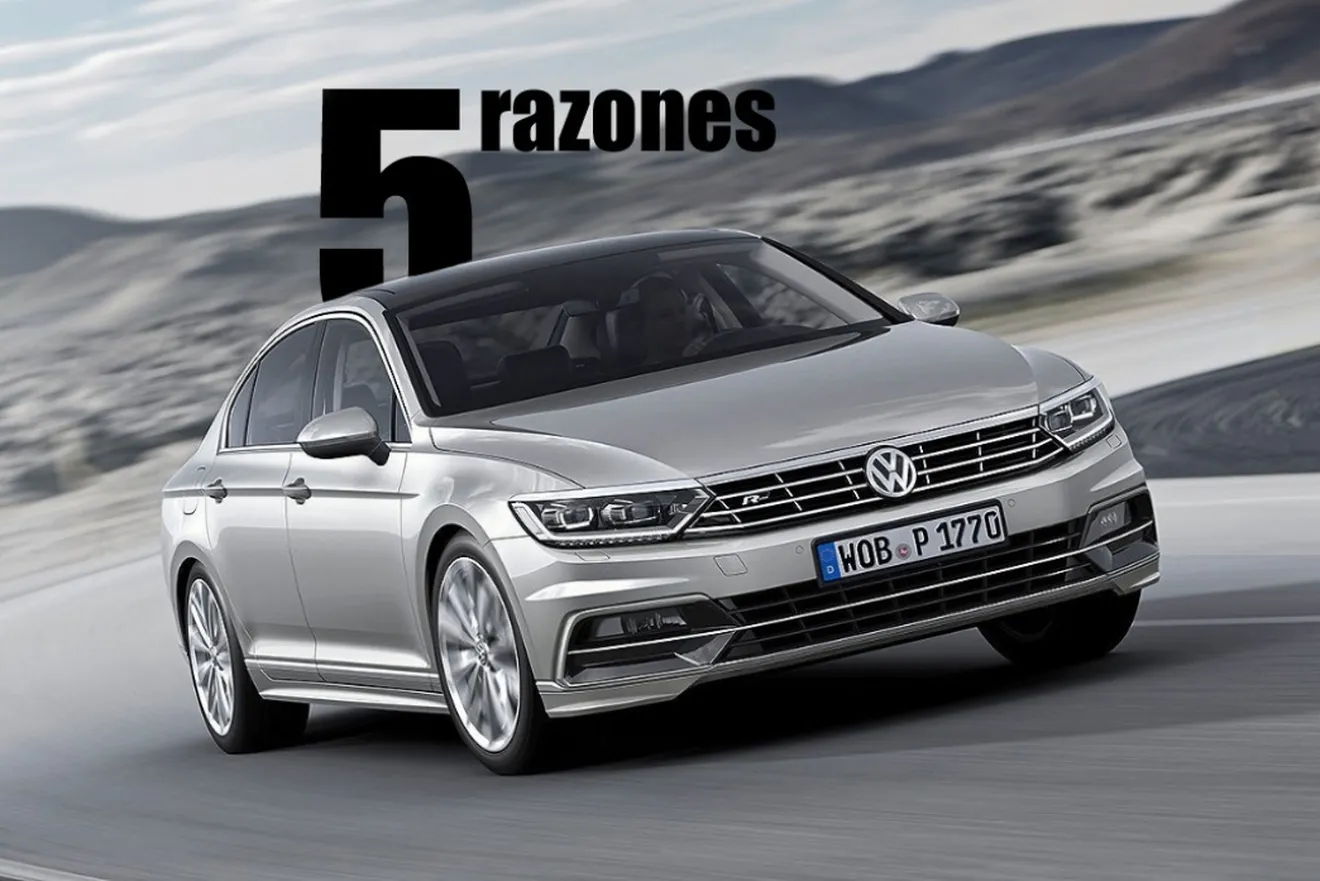 5 razones para comprar el Volkswagen Passat 2015