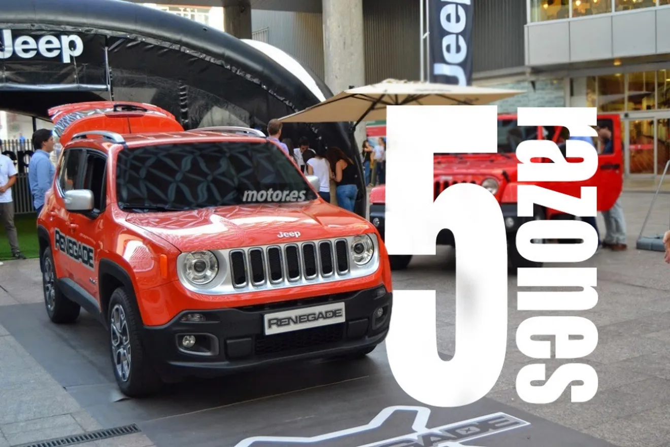 5 razones para disfrutar del diseño del Jeep Renegade