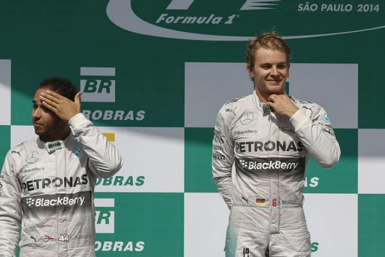 Las combinaciones que necesitan Hamilton y Rosberg para ser campeón