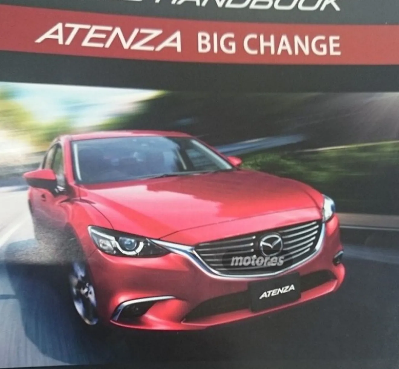 ¿Se ha filtrado el nuevo aspecto del Mazda 6 2016?