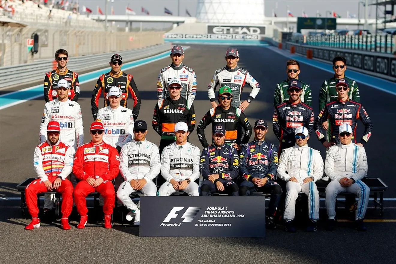 Lista de pilotos inscritos en la temporada de F1 2015: no habrá número 1