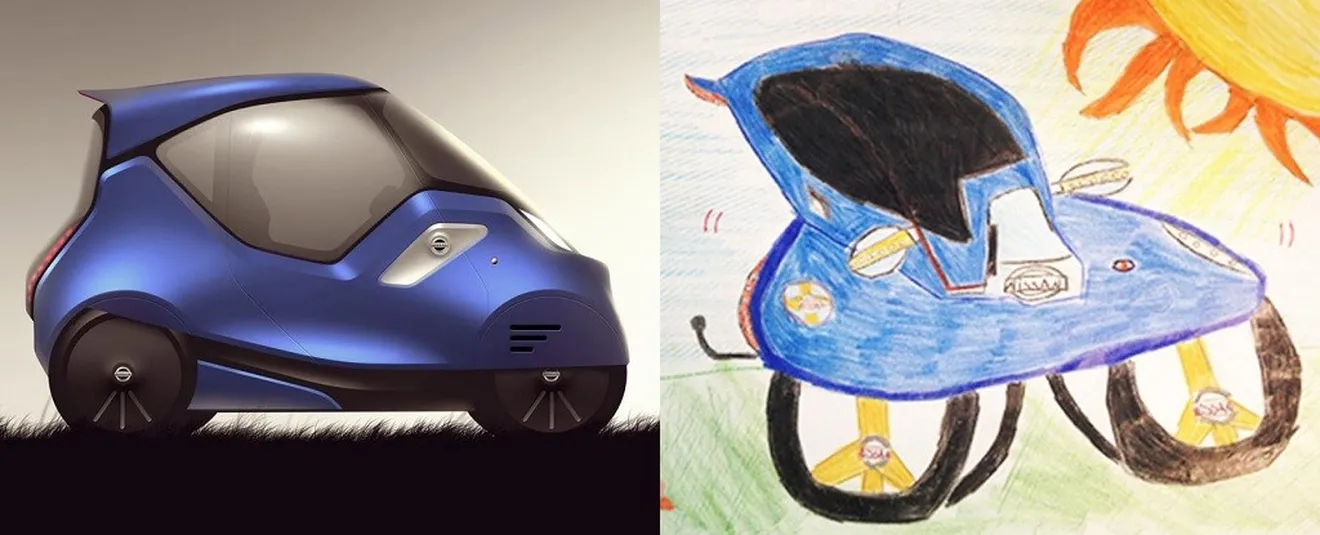 Nissan hace realidad increibles prototipos a partir de dibujos de niños