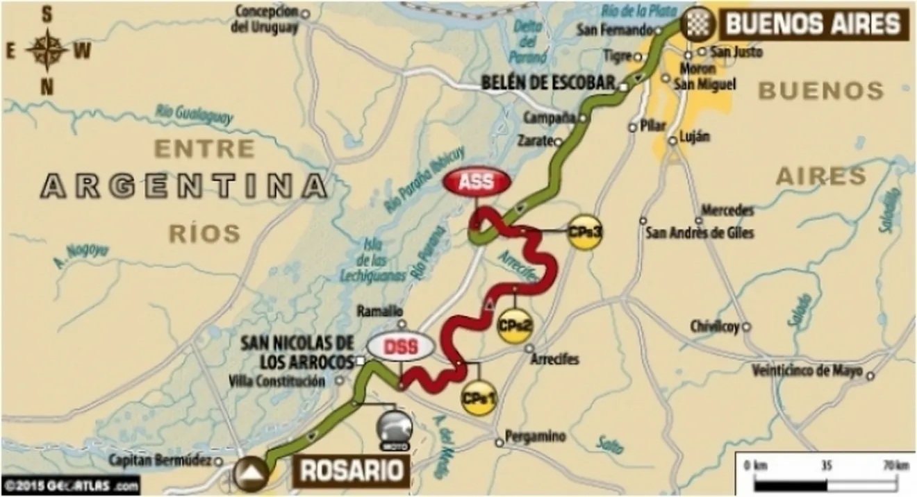 Última etapa del Dakar 2015: Rosario - Buenos Aires