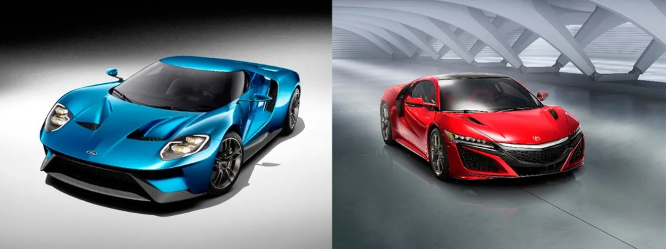 Ford GT 2015 vs Honda NSX 2015, dos conceptos para un solo propósito