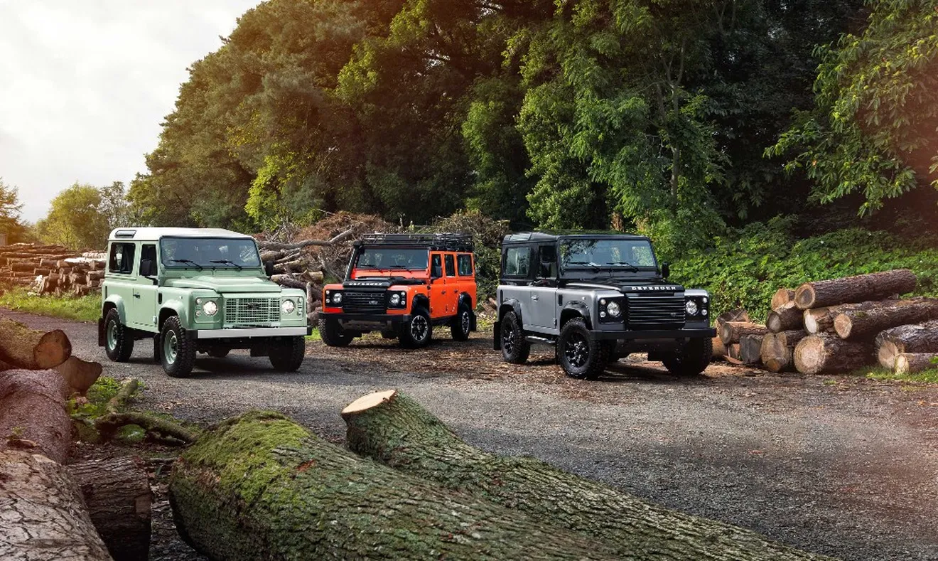 Land Rover Defender Celebration Series: ediciones limitadas Autobiography, Heritage y Adventure