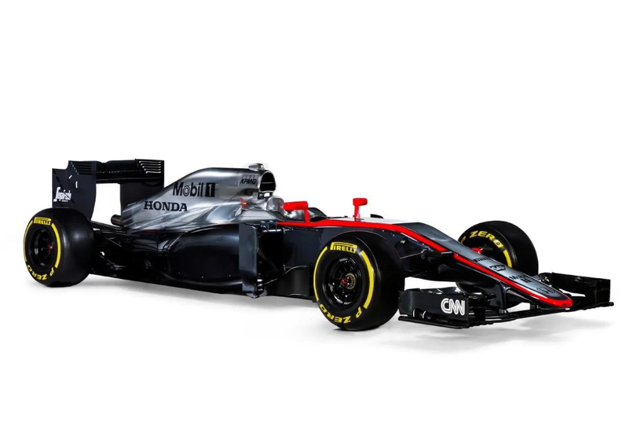 El nuevo McLaren Honda MP4-30 de Fernando Alonso y Jenson Button ve la luz