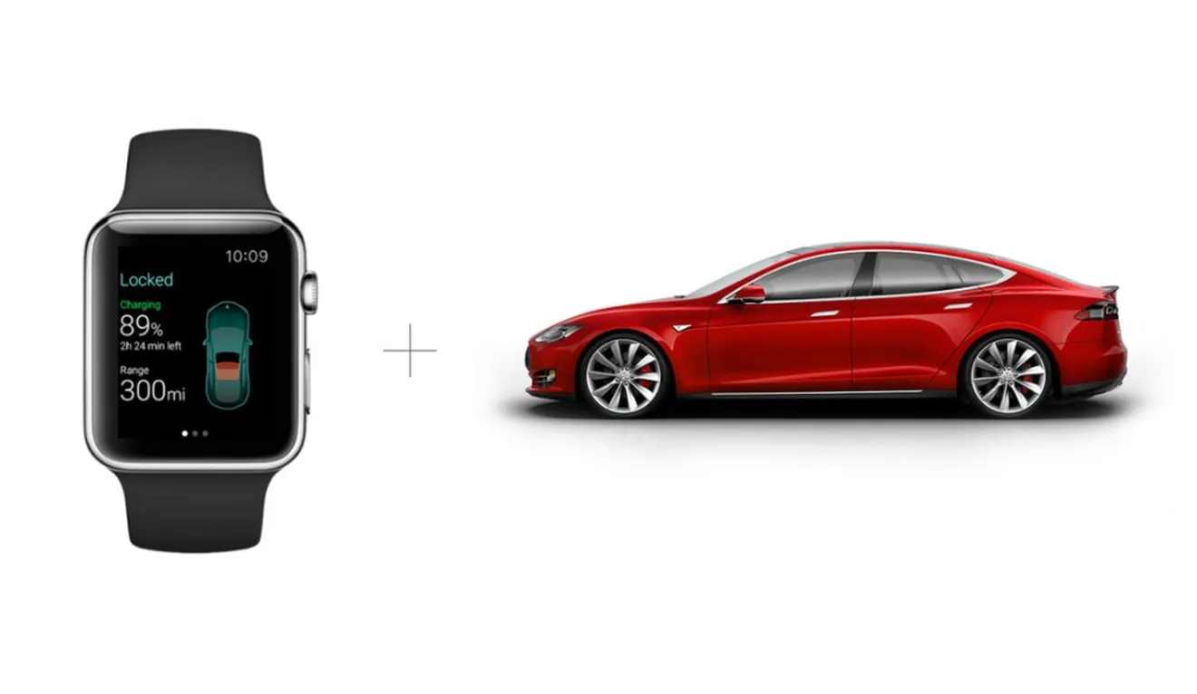 ¿Como sería una aplicación de Tesla en un AppleWatch?