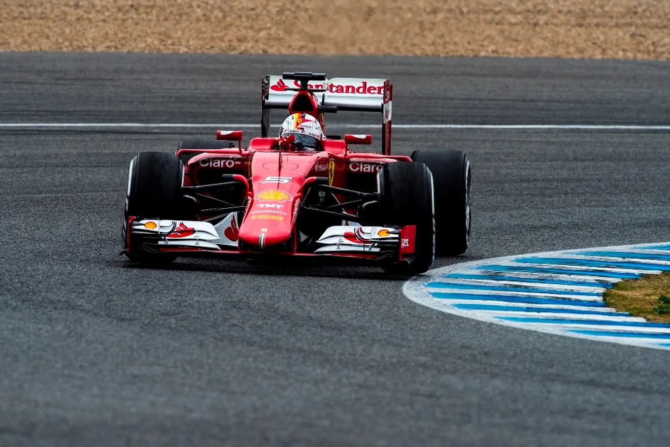 Vettel volvió a ser el más rápido en Jerez y Mercedes los más activos