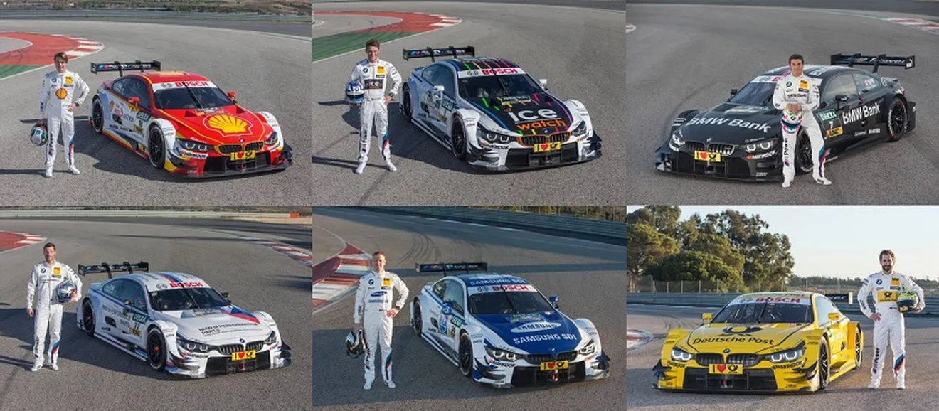 Los BMW M4 DTM para la temporada 2015