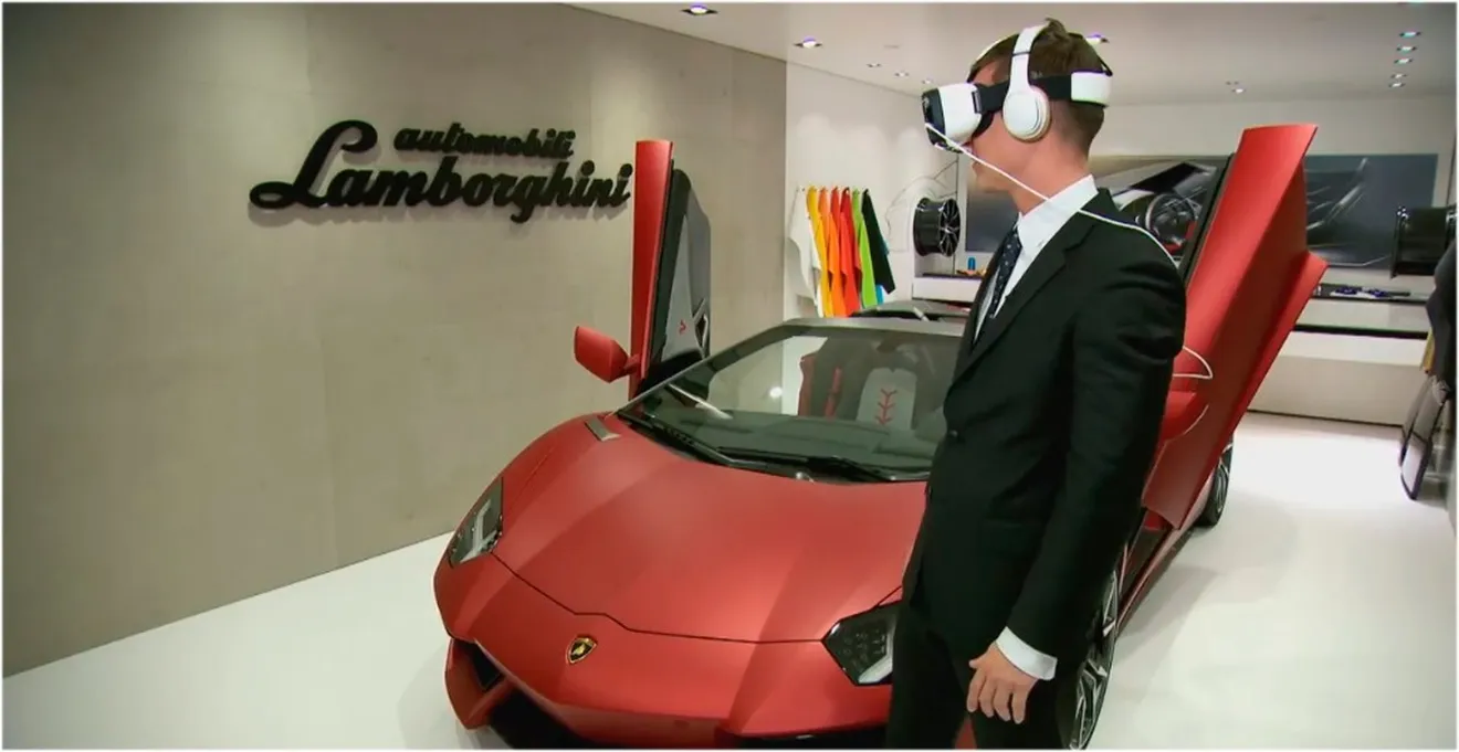 Samsung y Lamborghini ofrecen una experiencia de conducción virtual en el Salón de Ginebra