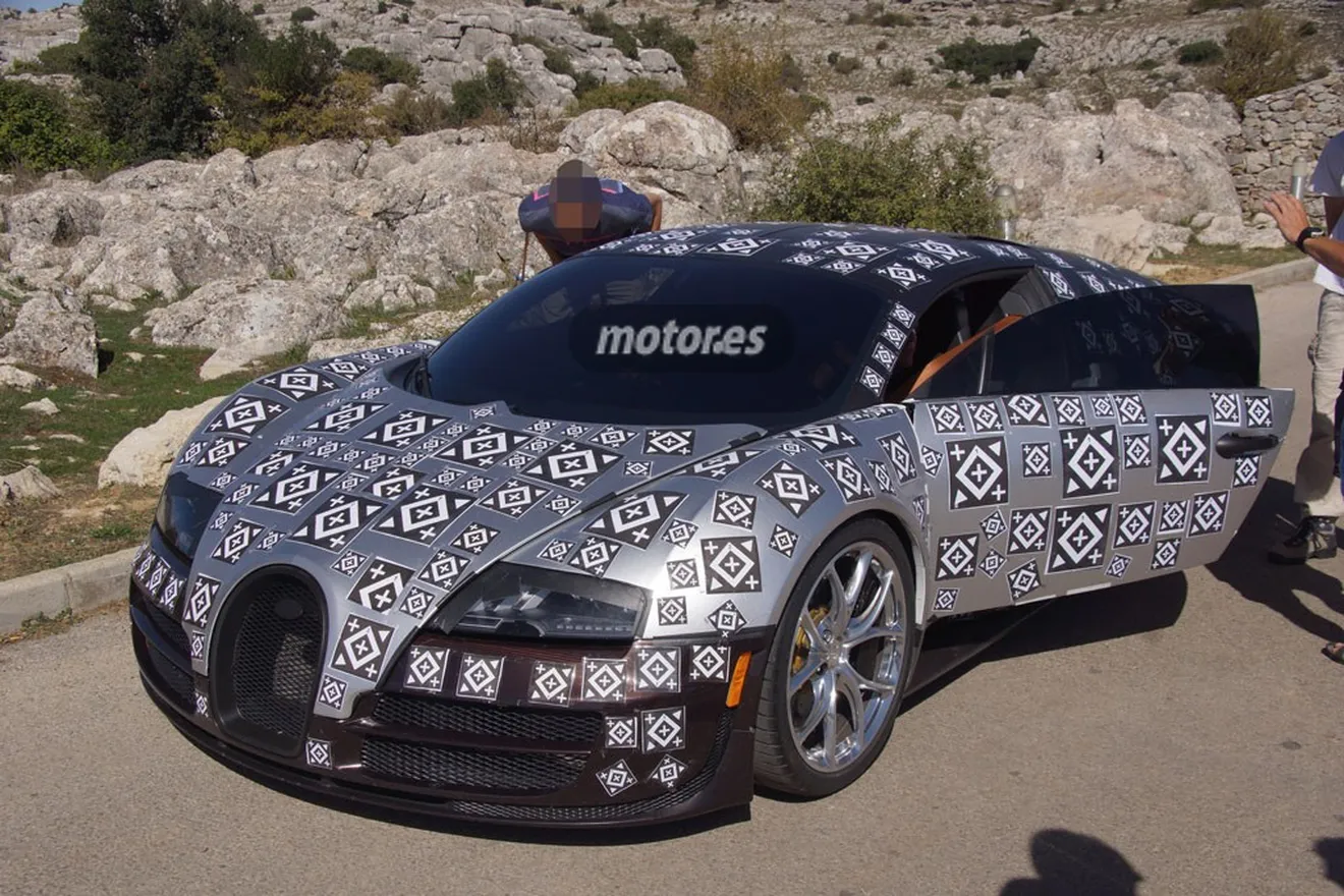 Bugatti Chiron, el sucesor del Veyron se deja ver en Nürburgring
