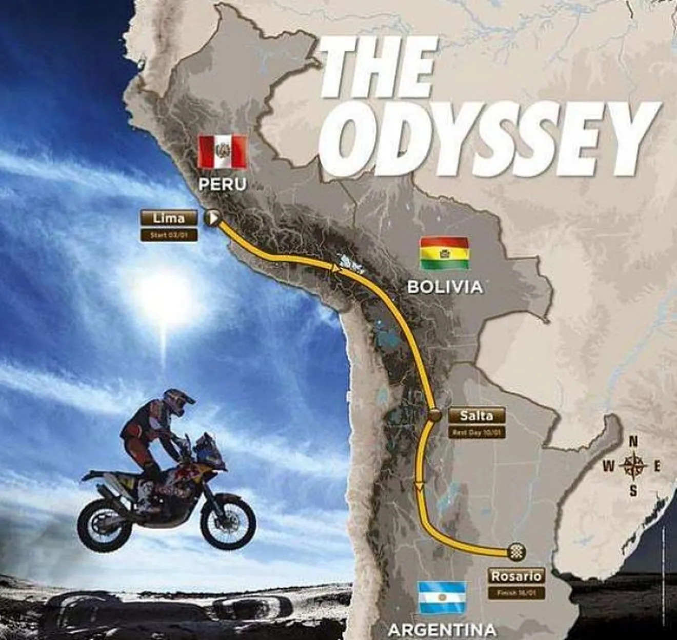 El Rally Dakar 2016 ya tiene recorrido