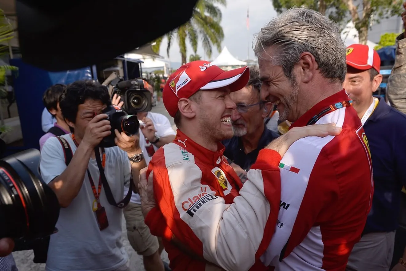 Arrivabene: "¿Hamilton a Ferrari? Ya tenemos a Vettel"