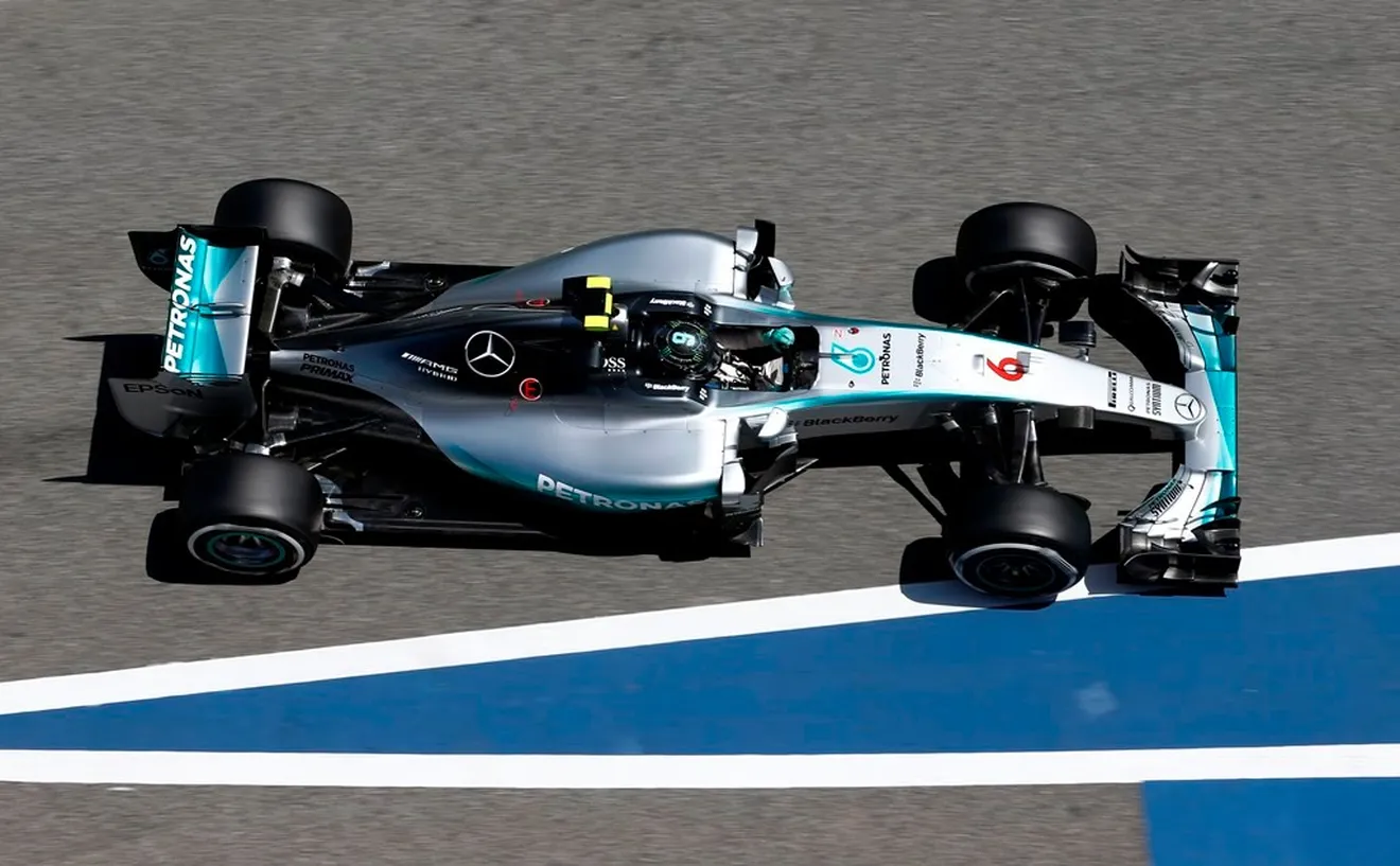 Rosberg también domina en los test post gp en Barcelona