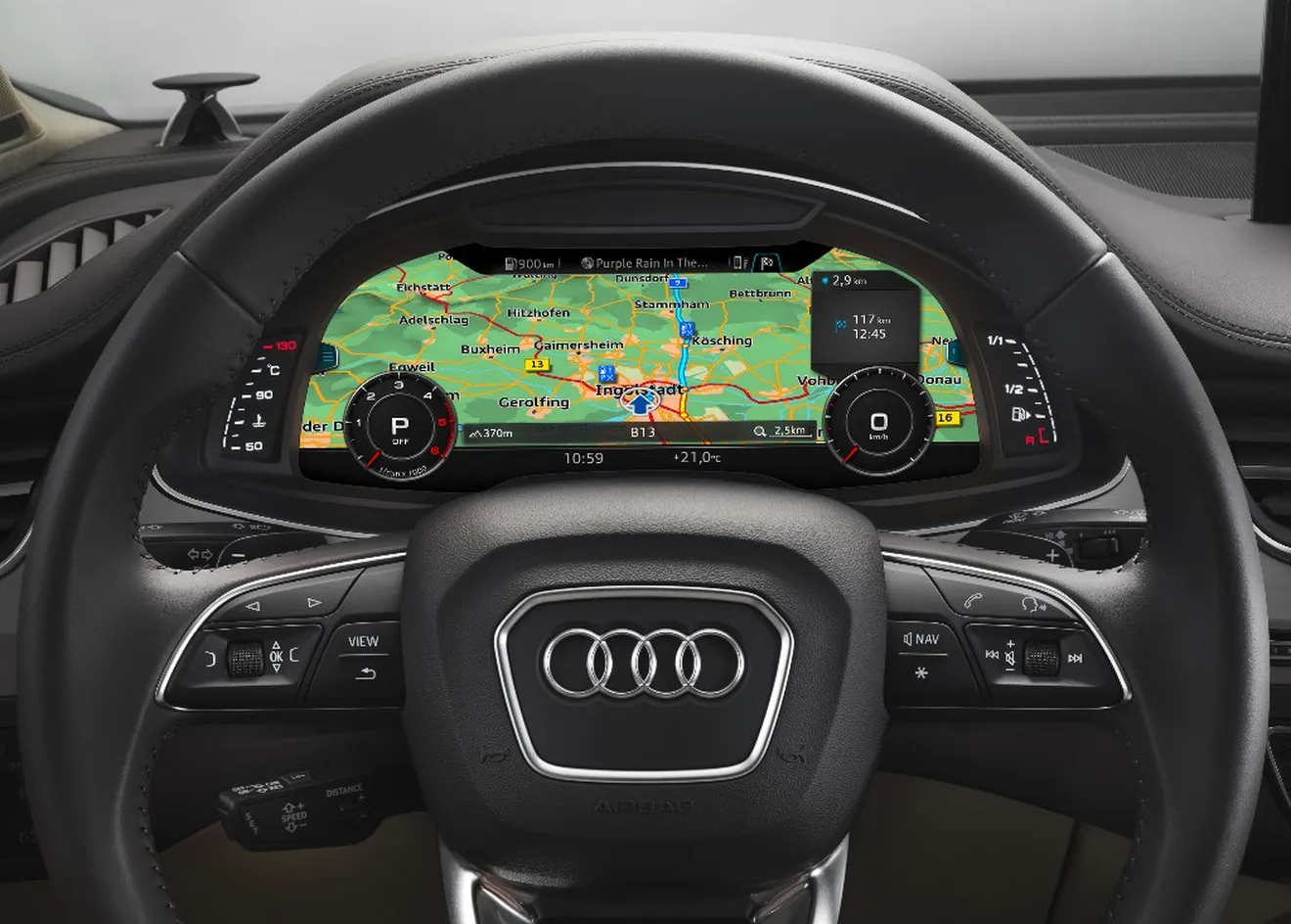 Así son los mapas de alta resolución en los sistemas de asistencia de Audi