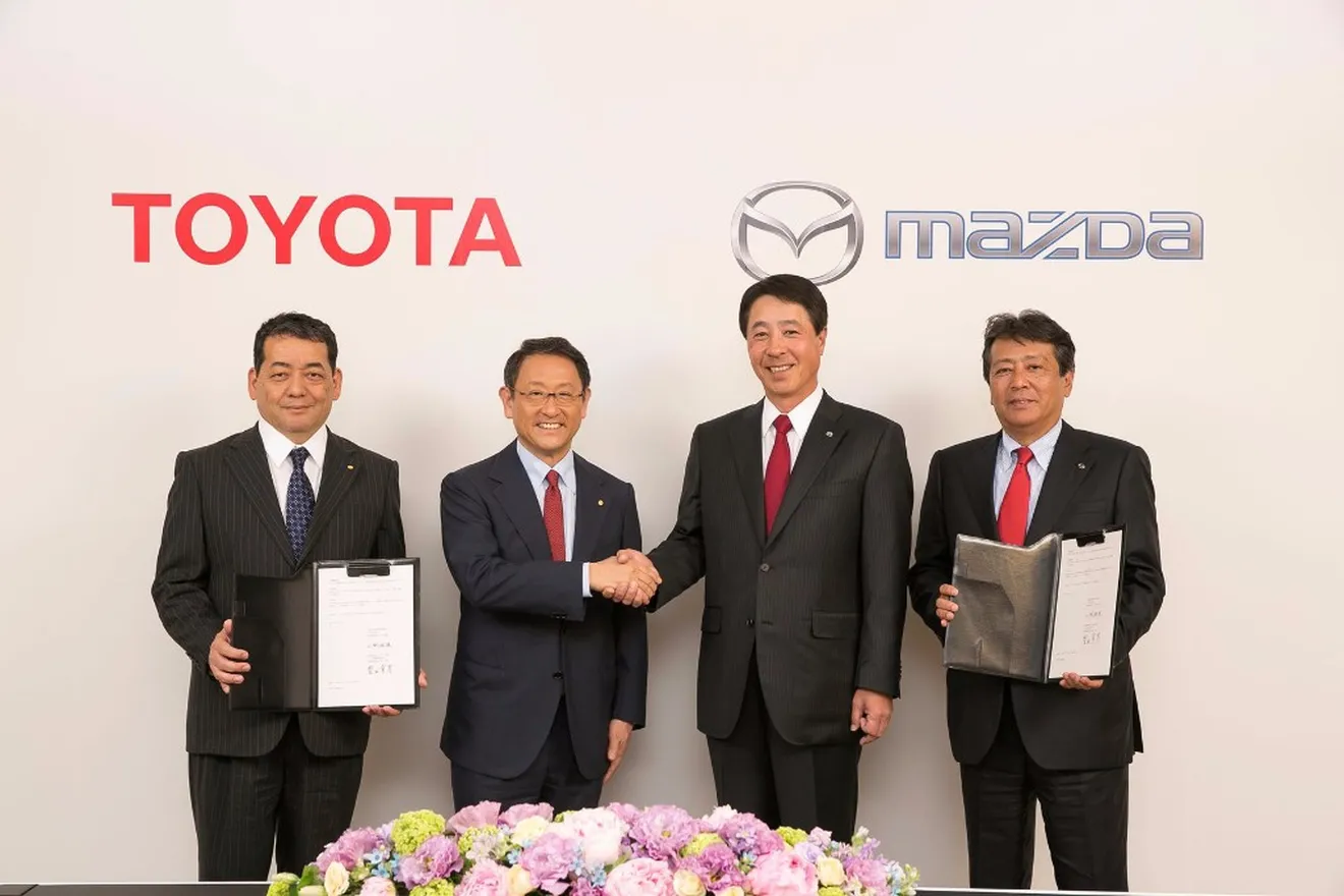 Mazda y Toyota anuncian una colaboración a largo plazo para reducir emisiones